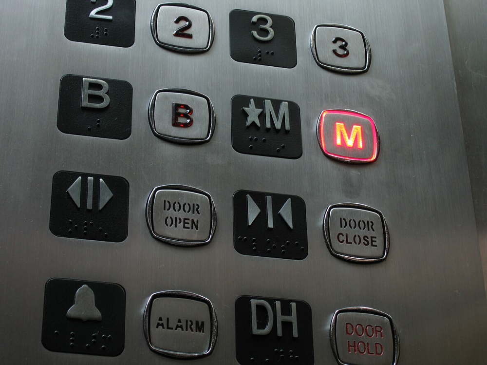 Meaning of elevator buttons