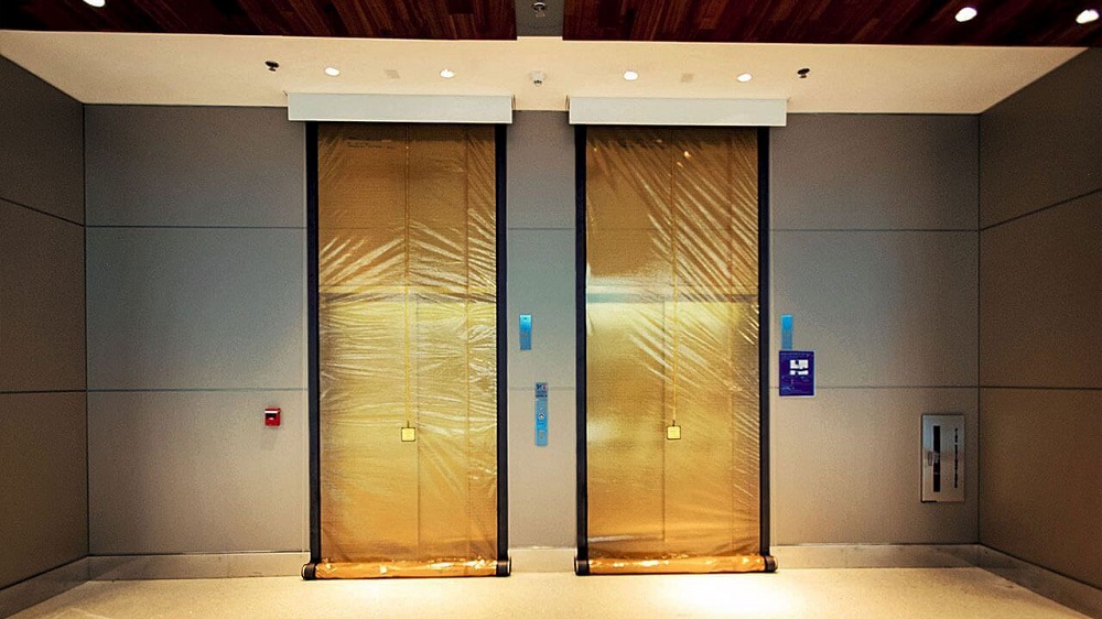 Types of elevator doors
