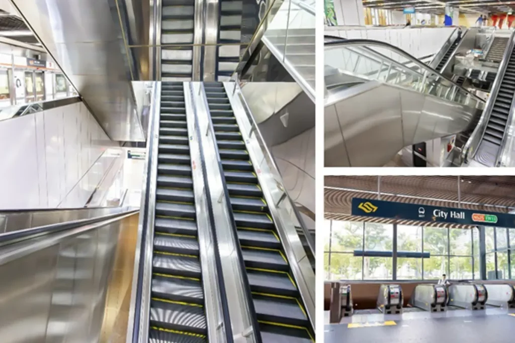 Selection of Otis for the maintenance and repair of the vertical transport system at the Singapore SMRT train station 10 انتخاب شرکت Otis