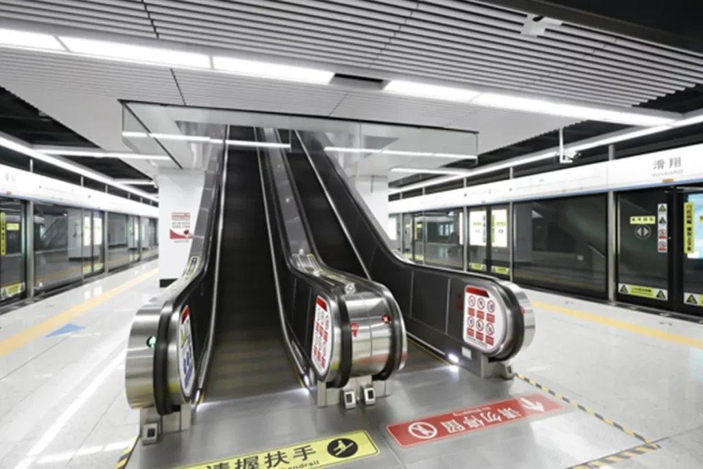 Installation of 138 escalators in China's Shenyang subway by Fujitek 1 نصب پله برقی در مترو شن یانگ چین