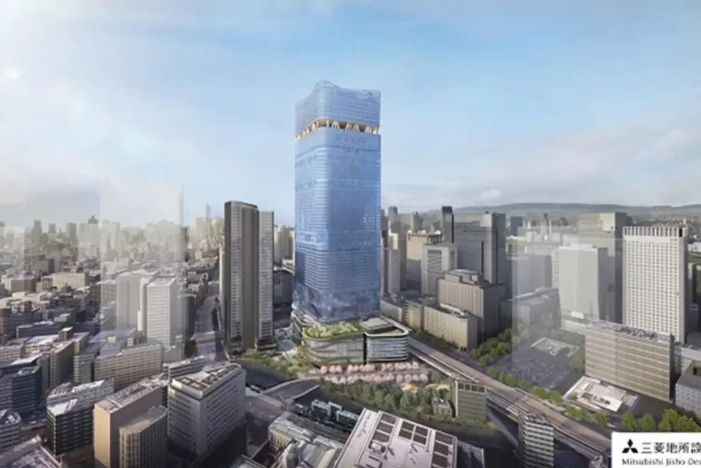 Installation of elevators and escalators in Japan's Torch Tower by Hitachi 3 نصب آسانسور و پله برقی در Torch Tower