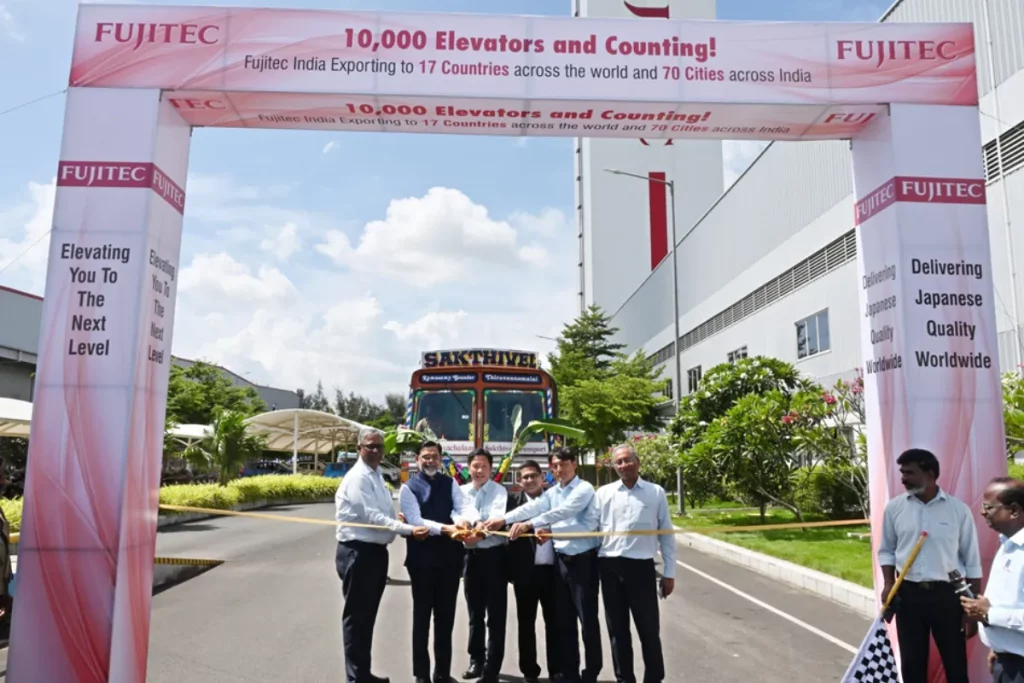 Installation of 10,000 Fujitech elevators in India; a major achievement in 2025 1 نصب ۱۰ هزار آسانسور فوجیتک در هند