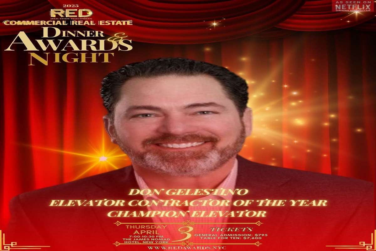 Gelestino Named Best Elevator Contractor of the Year ۲۰۲۵