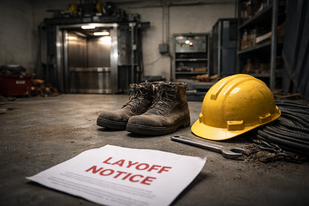 کاهش نیروی انسانی در صنعت آسانسور