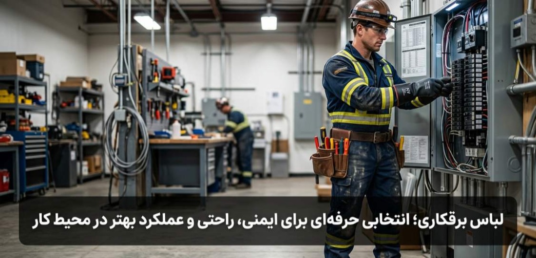لباس برقکاری؛ انتخابی حرفه ای برای ایمنی، راحتی و عملکرد بهتر در محیط کار