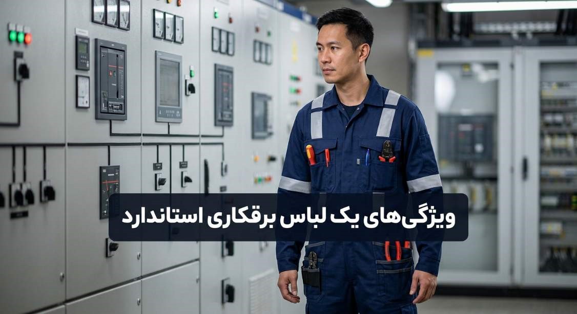 لباس برقکاری؛ انتخابی حرفهای برای ایمنی، راحتی و عملکرد بهتر در محیط کار 4 fdf
